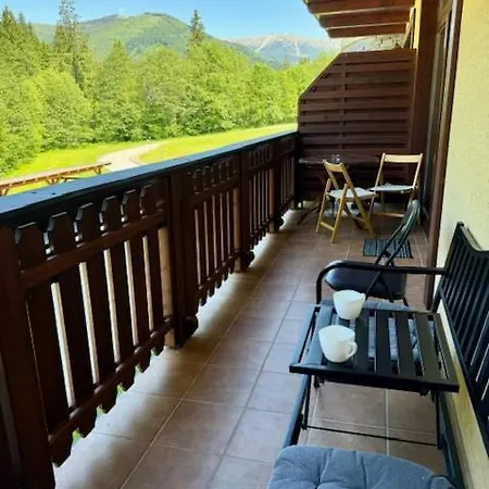 Amelia Tale, View Of Chopok From Large Terrace, In The Nature Apartment *